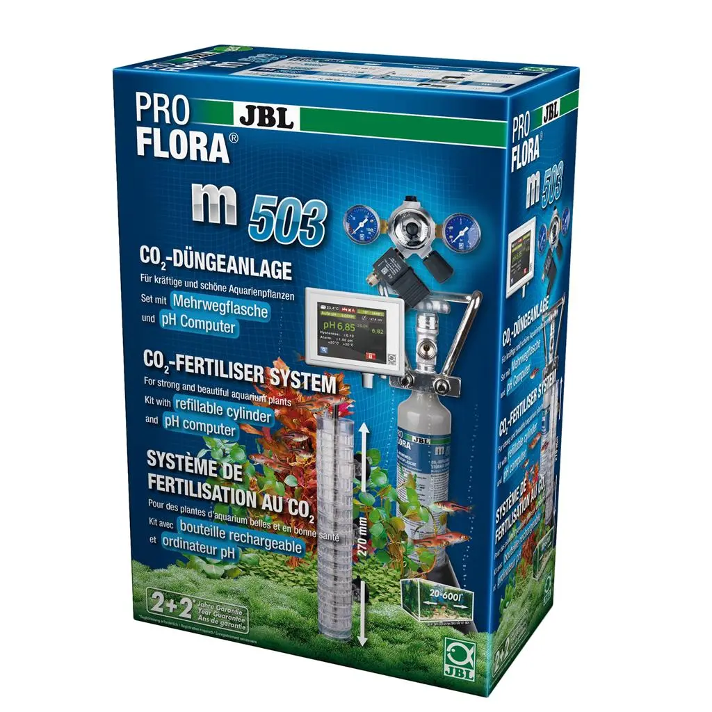 JBL PROFLORA M503 med 500 g Co2 og pH control instrument